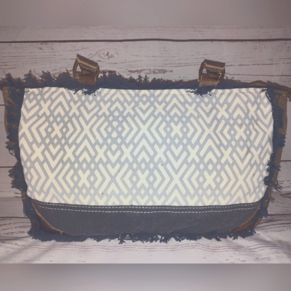 Myra Bag X Geometric Patterned Bag Purse